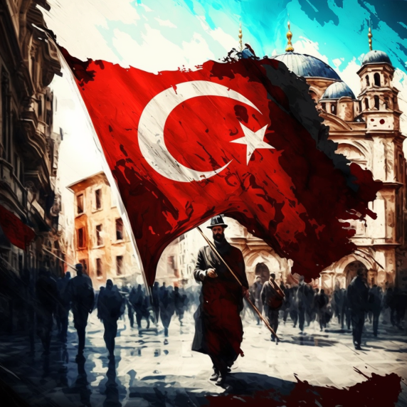 Midjourney yap�m� �stanbul & T�rk Bayra��