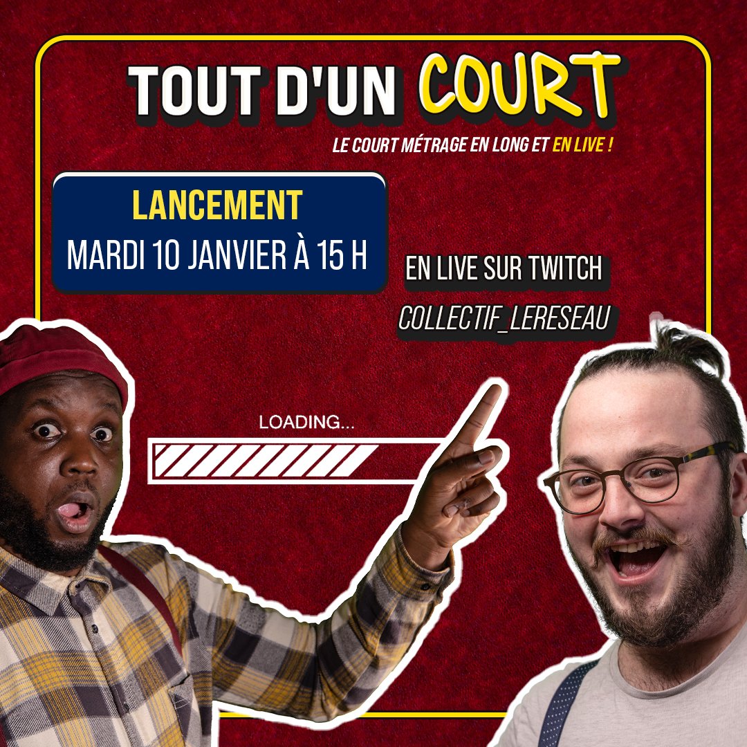 CollectifLeRse1's tweet photo. 📢 Nouvelle année, nouvelle chaîne Twitch et bien entendu nouvelles émissions ! On fait pas les choses à moitié au Collectif Le Réseau. 
L'idée de cette chaîne est de vous partager les sujets qui nous passionnent. Quoi de mieux pour commencer que le cinéma ! https://t.co/gukNGHwKQQ