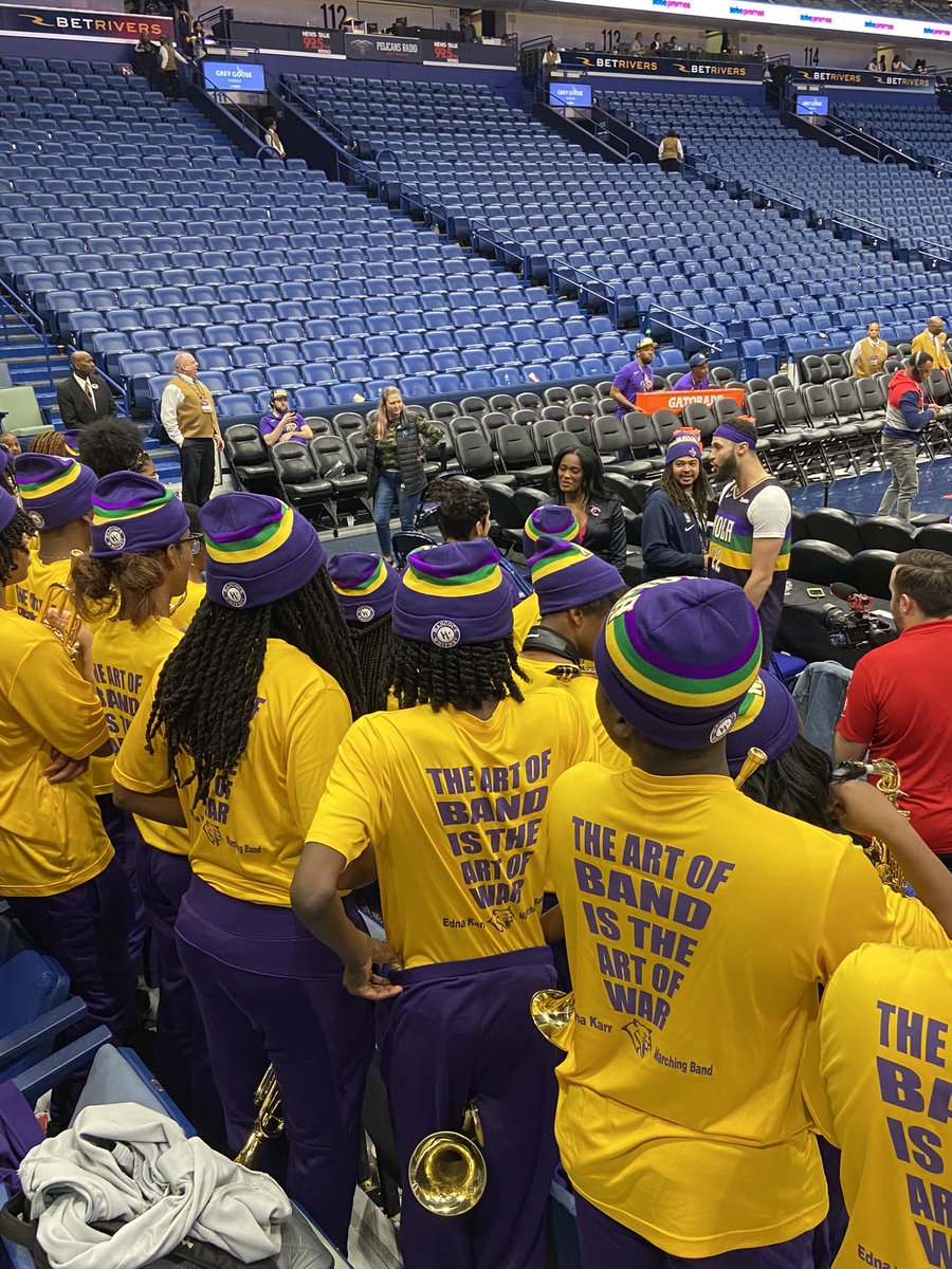 Pelicans Community (@pelscommunity) on Twitter photo .<a href="/Larrydn22/">Larry Nance</a> named <a href="/EdnaKarrBand/">EdnaKarr Band</a> as the beneficiary for his Jersey Auction Program for last night’s game and covered the cost for tickets to game as part of Community Ticket Program. After game, Larry came back out to the court to meet and take pictures with the band! #NBACares .<a href="/Larrydn22/">Larry Nance</a> named <a href="/EdnaKarrBand/">EdnaKarr Band</a> as the beneficiary for his Jersey Auction Program for last night’s game and covered the cost for tickets to game as part of Community Ticket Program. After game, Larry came back out to the court to meet and take pictures with the band! #NBACares