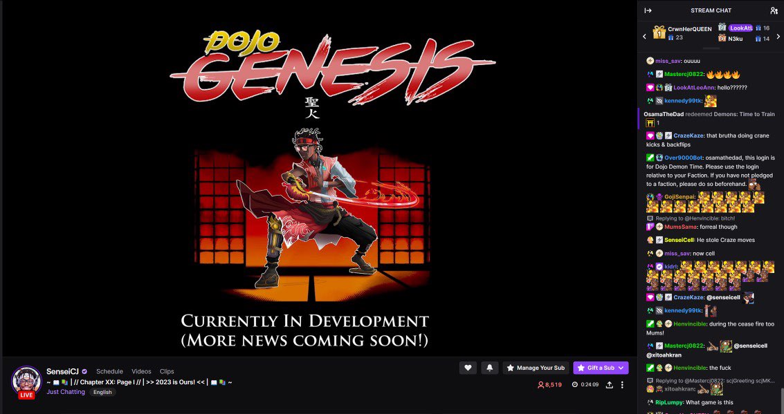 TwitchSensei's tweet photo. To display my trailer to this game on the front page of Twitch was magical! I dream about moments like these really. As a kid I always wanted to do this. https://t.co/ShFEwhjQvs
