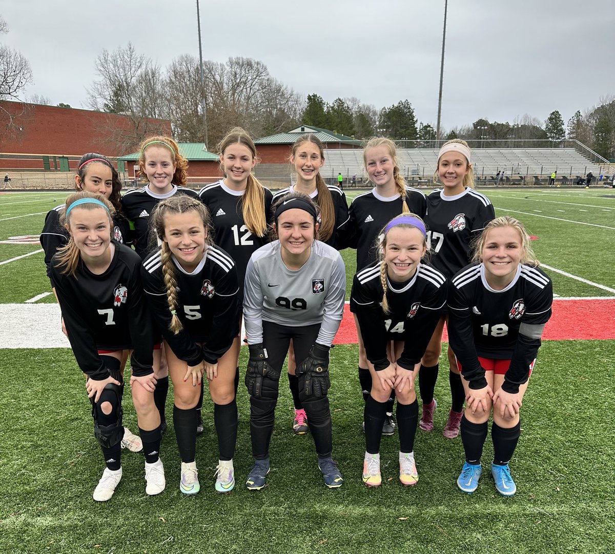 soccerCorinth's tweet photo. Girls Starting XI and stats in the 2-0 win over Cleveland Central today:

Goals:
Greeneley Moss 2

Assists:
Emma Hall
Rachel Williams

Lucy Smith and our back line did a great job of keeping the clean sheet! https://t.co/G6lzQHhyED