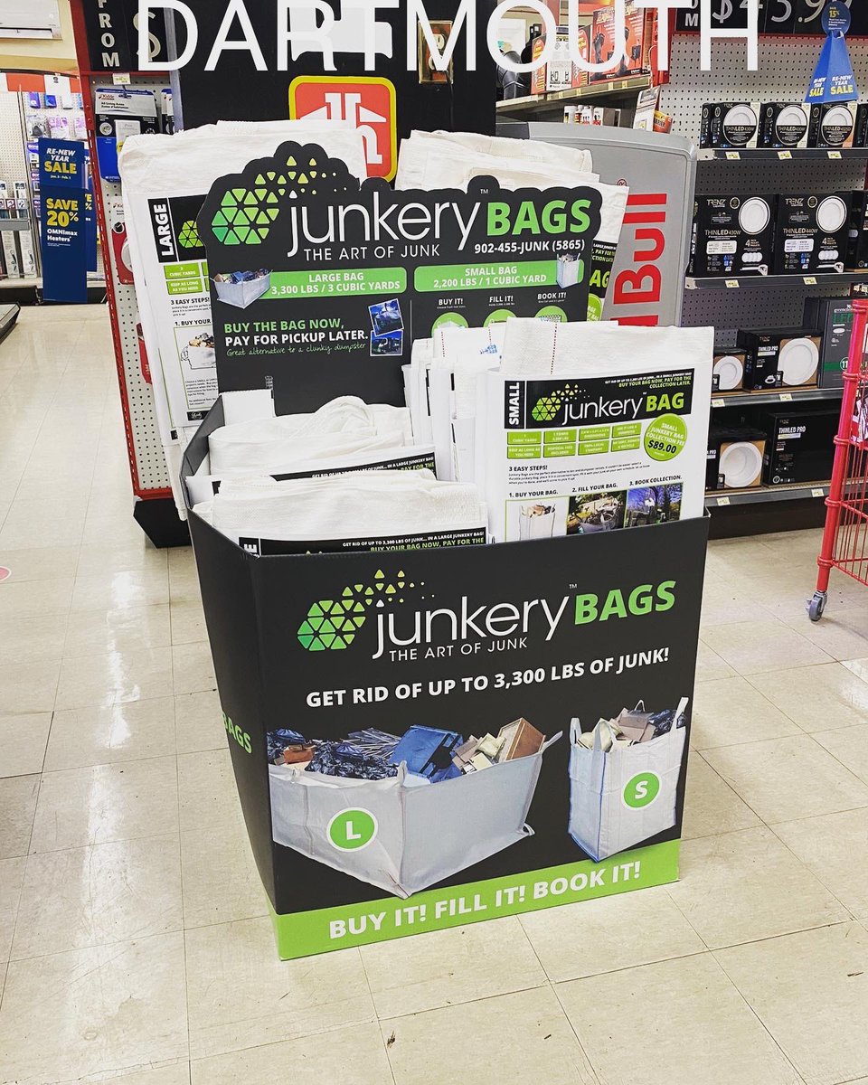Junkery™ (@theartofjunk) on Twitter photo Junkery bags are fully restocked with our <a href="/PayzantsHH/">Payzant's Home Hardware</a> retail partners in Lower Sackville, Dartmouth and Cole Harbour! Junkery bags are fully restocked with our <a href="/PayzantsHH/">Payzant's Home Hardware</a> retail partners in Lower Sackville, Dartmouth and Cole Harbour!