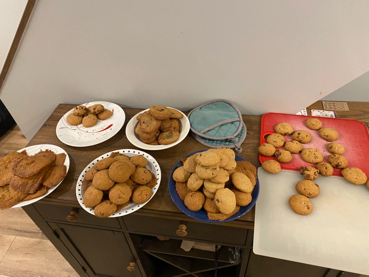 Made a ton of cookies for tomorrow's distro!!!