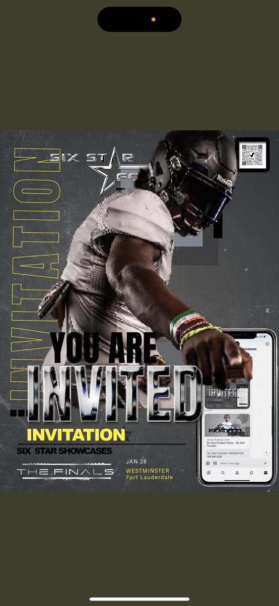 Thank u ⁦@6starfootballFL⁩ for the invite 😎⁦@LeopardsFB2022⁩