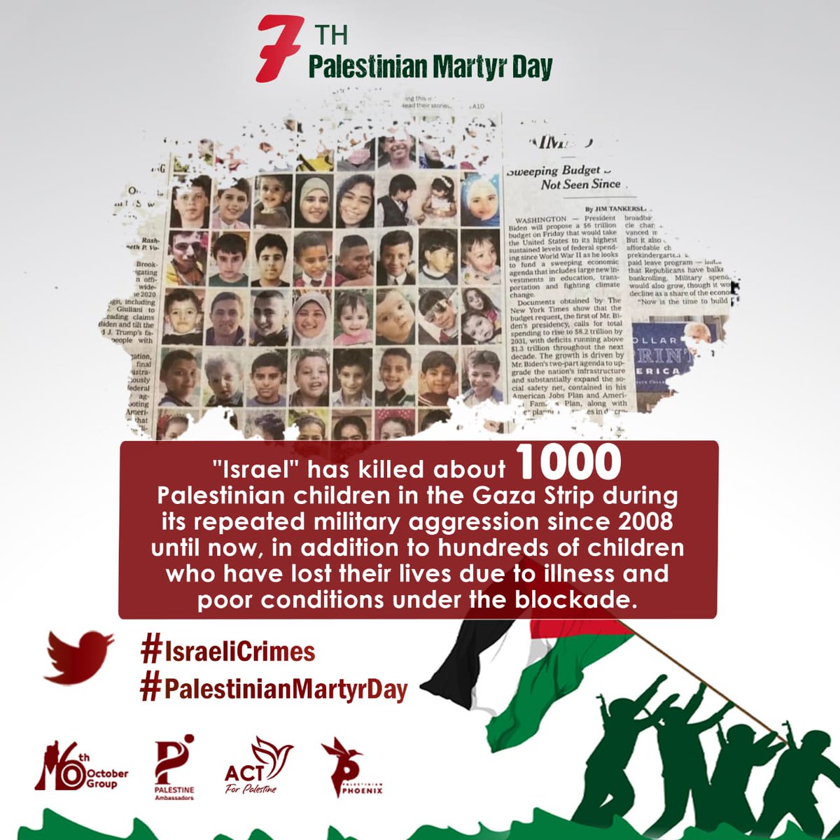 #PalestinianMartyrDay
#IsraeliCrimes
#16thOctoberGroup