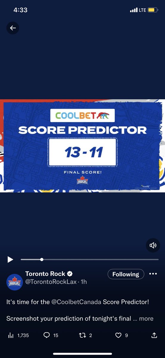 corbalorbs's tweet photo. @TorontoRockLax @CoolbetCanada https://t.co/Rg3KN9rCSp