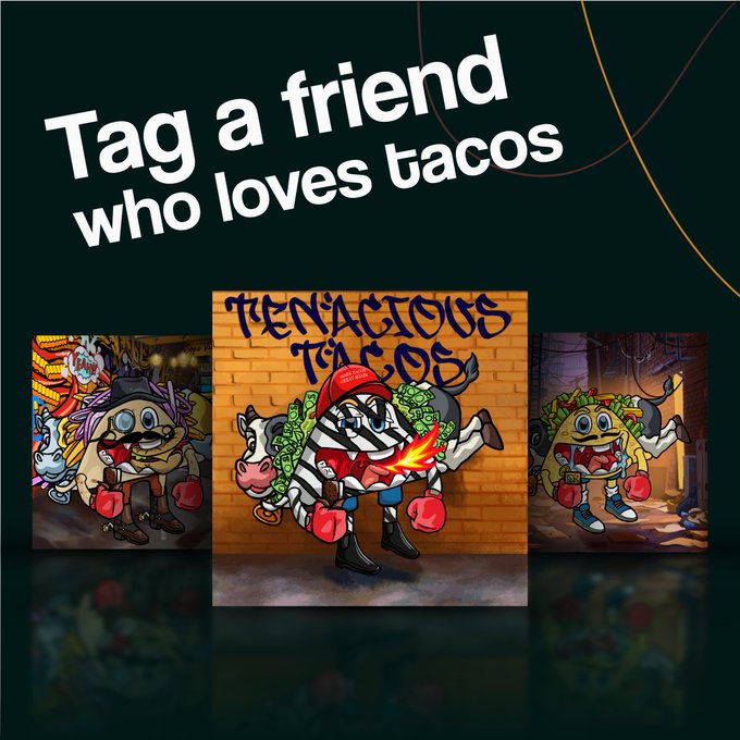 GM Taquitos, tag a friend who should buy you tacos this Saturday!