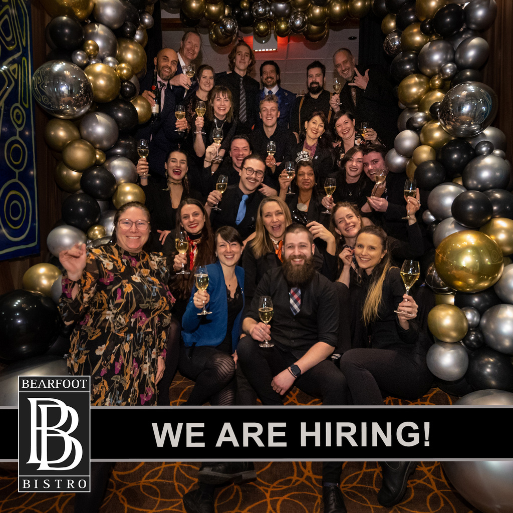 Opportunity knocks! 

Bearfoot Bistro, Whistler’s premier fine dining restaurant, is hiring. 
Join an incredible team. 
Hiring for all FOH positions 

Please stop by the Bearfoot Bistro between 2:00 and 4:30 pm or send your resume to Michael Robinson at michael@bearfootbistr…