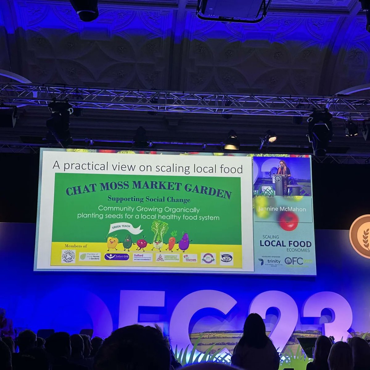 Jan_mac80's tweet photo. I'm still in awe of the amazing experience at  #OFC23  a new prospus way of farming. My Hope for our future generations is heightening. Imagine living in a world where we all can thrive and not reinventing the wheel where were surviving. Communities matter 
 👨‍🌾👩‍🌾🍏🍓

#Equality https://t.co/jW3tFwCQgC