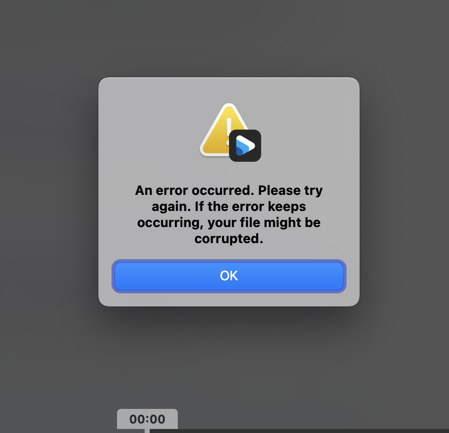jay_pegg77's tweet photo. @GoPro I can't seem to open my .360 files from my GoPro Max with GoPro Player on my apple mac. Keep getting this error message. I've been able to edit the same file without issue in the Quik app but not thru desktop. Could you help pls? https://t.co/slRtdUXiUd