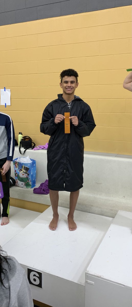 6th in the diving.
