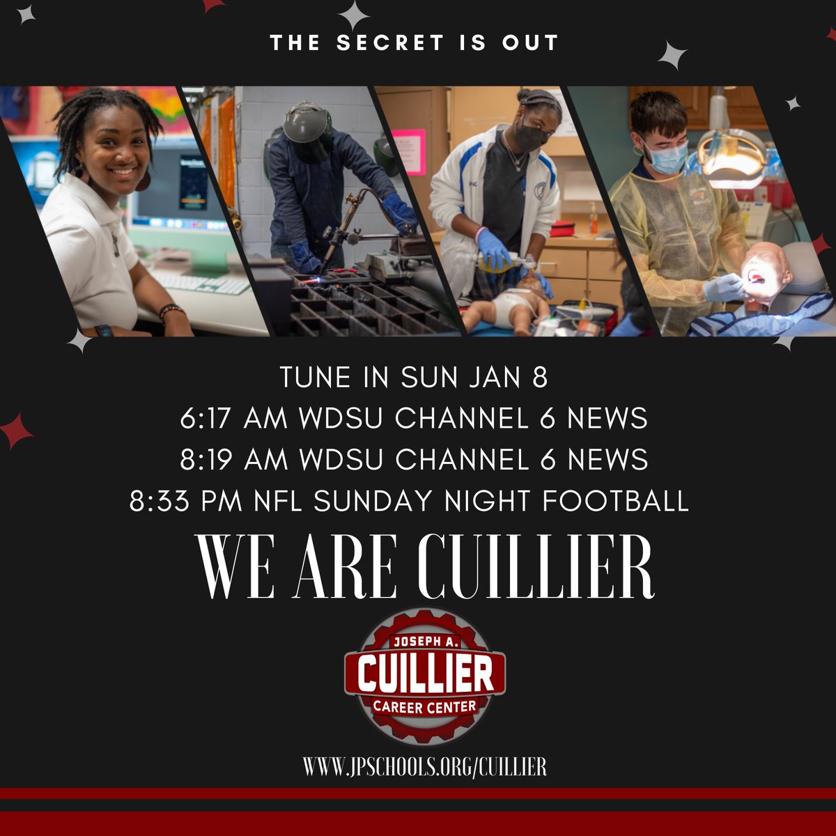Cuillier Career Center (@cuillier_career) on Twitter photo Tune-in and see what we are all about !#wearecuillier <a href="/cuillier_career/">Cuillier Career Center</a> <a href="/JPschools/">Jefferson Parish Schools</a> <a href="/WBIAnola/">WBIA</a> <a href="/JEDCO_News/">JEDCO</a> Tune-in and see what we are all about !#wearecuillier <a href="/cuillier_career/">Cuillier Career Center</a> <a href="/JPschools/">Jefferson Parish Schools</a> <a href="/WBIAnola/">WBIA</a> <a href="/JEDCO_News/">JEDCO</a>
