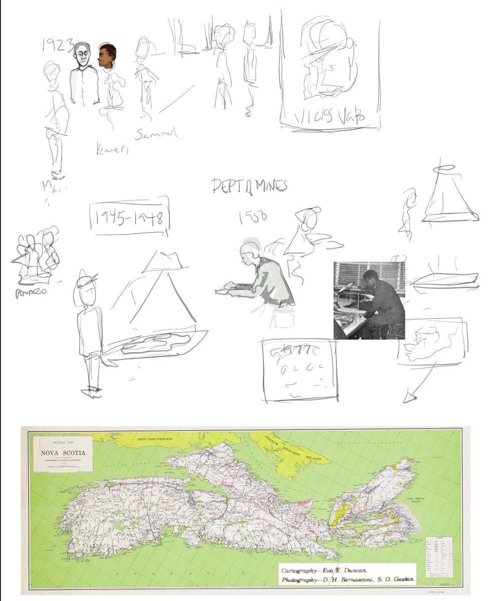 tim_fedak's tweet photo. Preliminary sketch of a #bioGraphic poster about Samuel Gaskin - https://t.co/mWoeWjRZMR