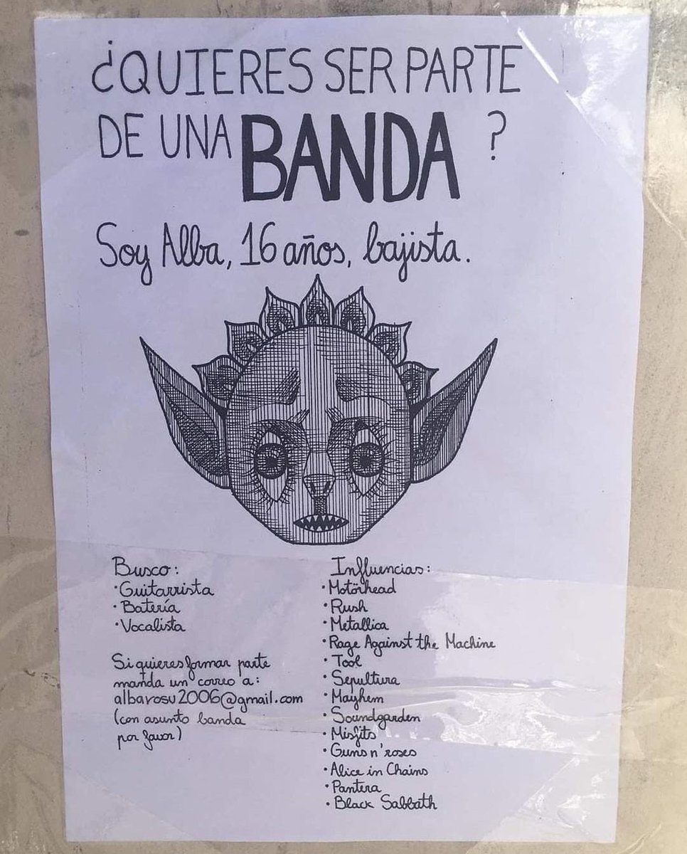 I’m love con esta chica! Y qué influencias tan buenas