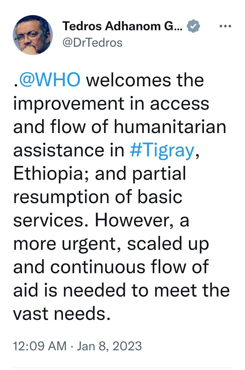 iyoba4u's tweet photo. Where is the #GoE 🇪🇹 while the DG of the @WHO, Tedros Adhanom (@DrTedros), bluffing on the duty of 🇪🇹's responsibility and interfering on internal matters.
If Tedros would have been neutral, he would have cared for #Afar & #Amhara too; what a shame.
#ReformWHO & #RemoveTedros https://t.co/Z71aWmSk0z