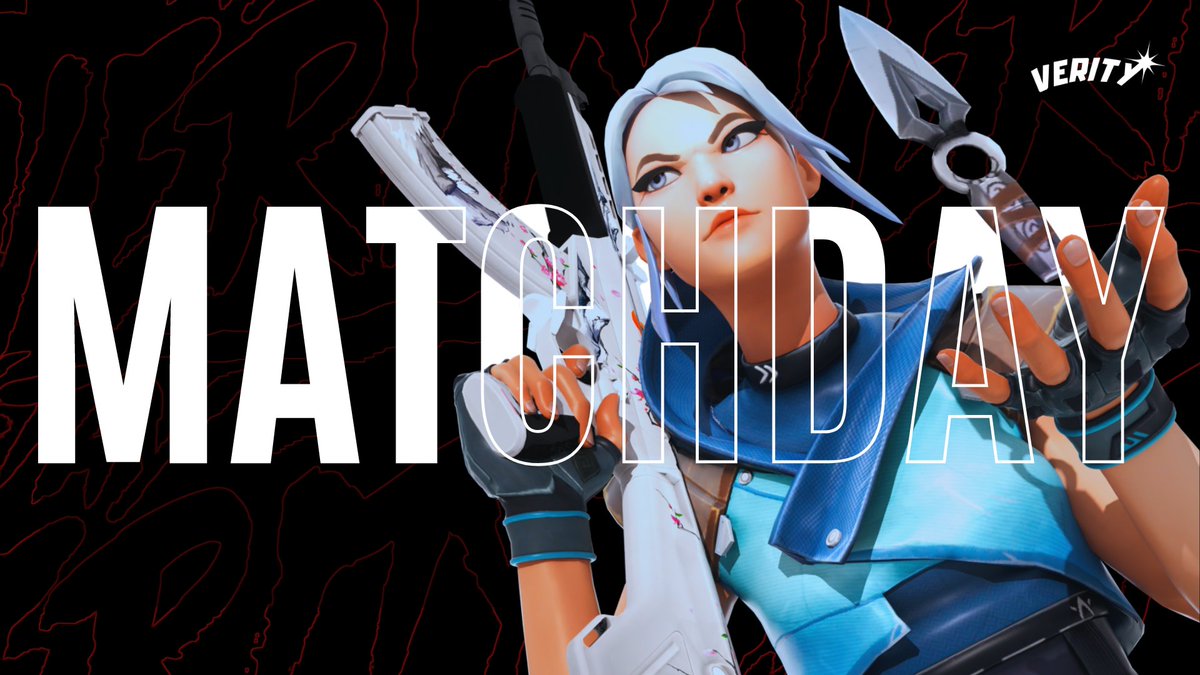 MATCHDAY!!! 

Best of luck today to our Valorant team! #StayVerity