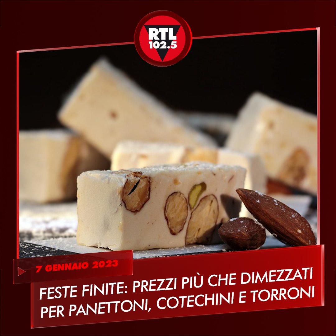 rtl1025's tweet photo. 🛒 Coldiretti: con la fine delle feste è corsa agli acquisti scontati dei prodotti tipici del #Natale, dai #cotechini agli #zamponi, dai #pandori ai #panettoni fino ai #torroni e alle altre specialità, che dopo l'#Epifania possono essere offerti anche a prezzi più che dimezzati https://t.co/wRs6NiX3Od