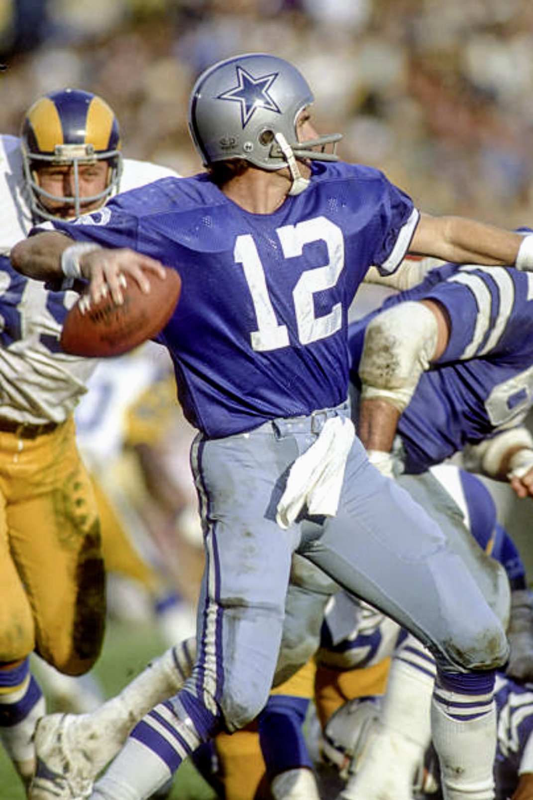 Kevin Gallagher on X: 'Staubach. The 1978 NFC Championship. 44 years ago  today in Los Angeles. No blue jersey curse on this day for the #Cowboys,  just a stud in a gorgeous
