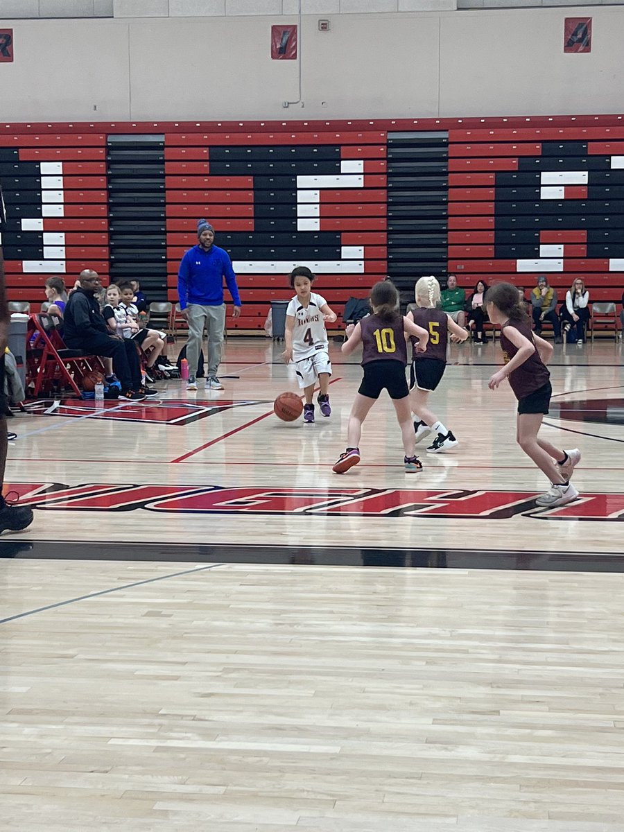 God willing this is the first of many photos of me encouraging, motivating, and supporting my daughter. Although we lost by one, she played hard, I coached hard, and we had fun. #BeLegendary