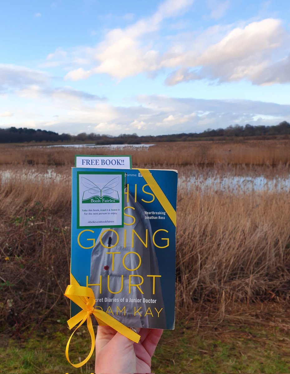 'This is Going to Hurt' by @amateuradam was left at the @Natures_Voice St Aidens Reserve today 💚 @the_bookfairies #ibelieveinbookfairies #adamkay #thisisgoingtohurt