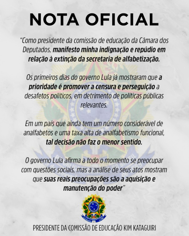 KimKataguiri's tweet image. 🚨NOTA OFICIAL🚨