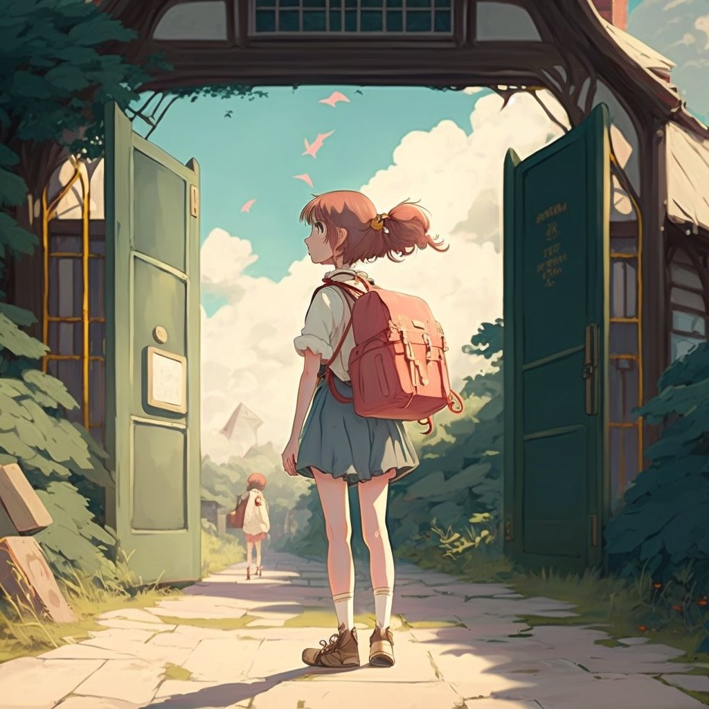 Lulu’s path to wonderland, now available!

#ghibli #story #children