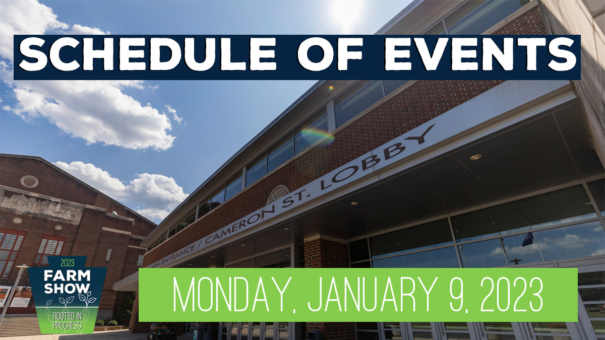 FarmShowComplex's tweet photo. Good morning! Are you visiting the #PAFS2023 for Day 3? ☀️
Check out today’s schedule of events: https://t.co/jto9k4d7eN
Farm Show Map: https://t.co/hgnxUzyFEq
#RootedInProgress https://t.co/fOOvuOHtDk