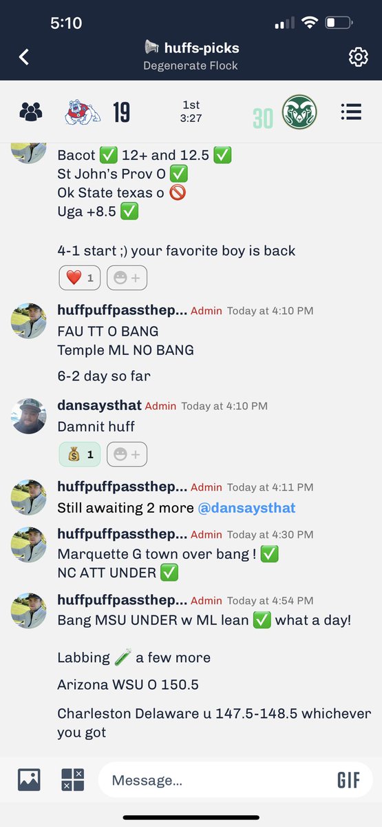 michael_huffer3's tweet photo. Follow the Beat The Line crew on chalkboard!
9-2 today on CBB!! #huffpuff
https://t.co/ycnBIdUtPH https://t.co/iMKvOadi1B