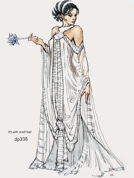 conceptartsw's tweet image. Star Wars: Attack of the Clones concept art by Dermot Power