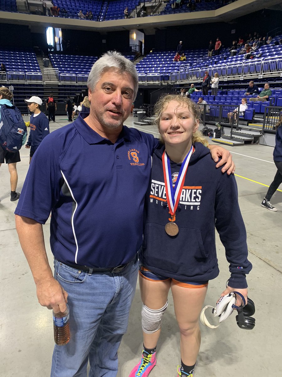 Congratulations to Camryn Strohman far taking 3rd Place at the Cy Fair ISD Invitational out of over 60 wrestlers!