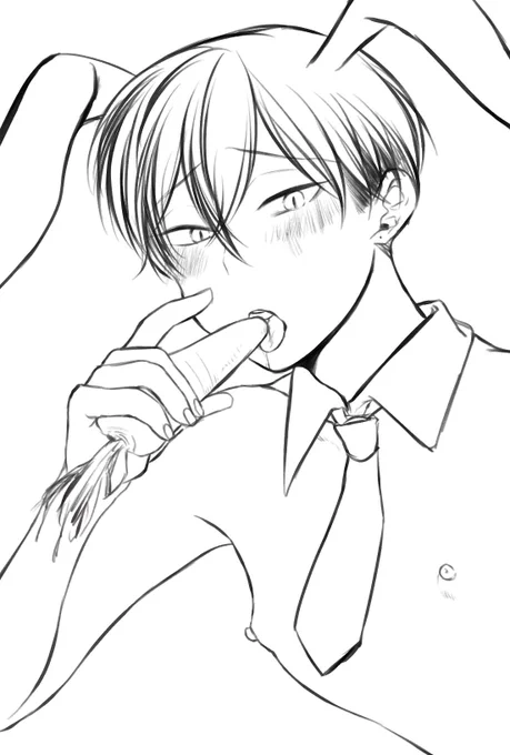 今すげーアホなばじふゆ🔞らくがきして描いてるんですけどなんかばぢさんのばぢさんが理想のカタチに描けないのと単純に時間なさすぎて全然進まないのでほぼ下書きの進捗だけソッと置いておきますね😌😌😌😌😌🥕🐰今年が卯年だって忘れた頃に上げますわ… 