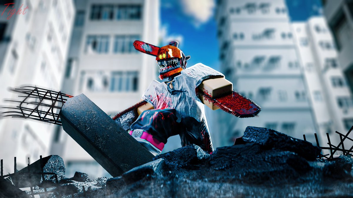 TightGFX's tweet photo. Chainsaw Man

Likes and retweets are appreciated

#RobloxDev #RobloxGFX #ROBLOX #robloxart https://t.co/Rbdzl8AX7n