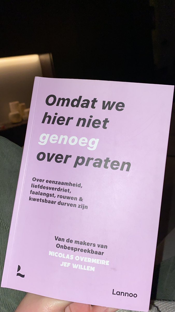 Zooooooo blij dat ik dit eindelijk kan lezen