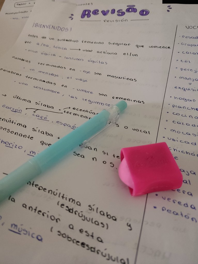mulstd's tweet image. •°. studylog | 07.01 .°•

Hoje foi meu primeiro dia estudando depois de muito tempo sem tocar em um caderno então não quis exagerar muito. Revisei alguns conteúdos antigos de espanhol e fiz exercícios, treinei um pouco de ukulele e anotei os acordes que eu sempre esqueço.