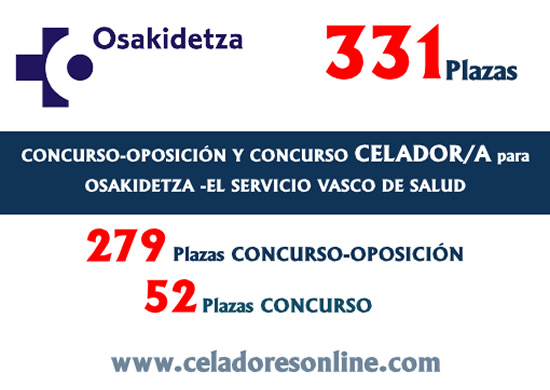 Información ampliada de la convocatoria de 331 plazas de CELADORES/AS del OSAKIDETZA-Servicio Vasco de Salud [Incluye enlace a Temario Actualizado Online y Gratuito]... Fl5yfBVXEAUhLVU?format=jpg&name=small