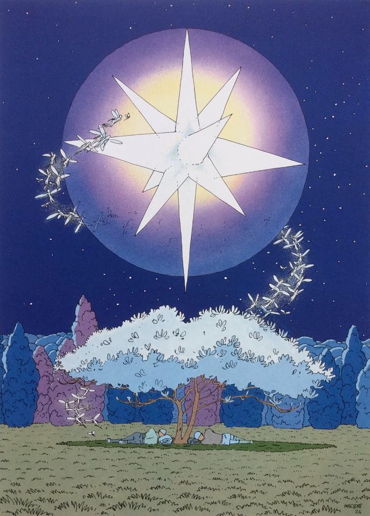 Illustrations by French comic artist Jean "Mœbius" Giraud