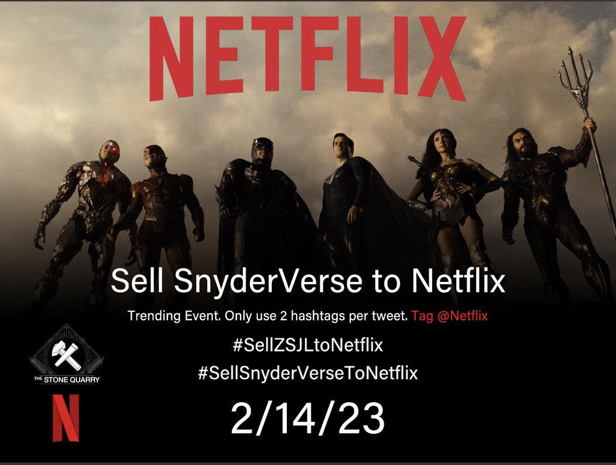 ThisVictory's tweet image. Amplify. Amplify. Amplify.
#SellSnyderVerseToNetflix #SellZSJLtoNetflix