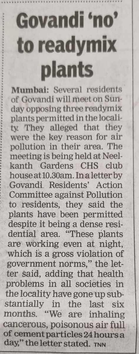 mystiquemagneto's tweet photo. #RMCPlantsGovandi
Residents of the area 2 meet today.  @TOIMumbai thank you. 
Netcitizens seek your support 2 help spread the cause 4 support &amp; clear action https://t.co/afElo6QOBP