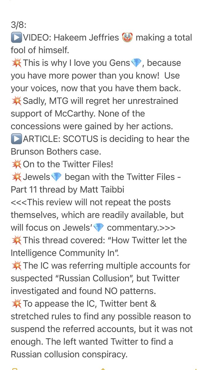 RobPligrimSr's tweet photo. @JewelsJonesLive Part 1/2:
SATURDAY’s (1/7) #JewelsJonesLive -
A Political Rendezvous 
with @JewelsJonesLive 💎
Ep.#9 covered:
#TwitterFiles11+
#SpeakerVote
#HouseSpeaker

JewelsJonesLive Saturdays at 3PM ET
https://t.co/FM0CpVuAvd
#InTheLitterbox Weekdays at 3PM ET

Highlights (1-4) &amp; Part 2👇 https://t.co/Oxf9Zk8Kzz