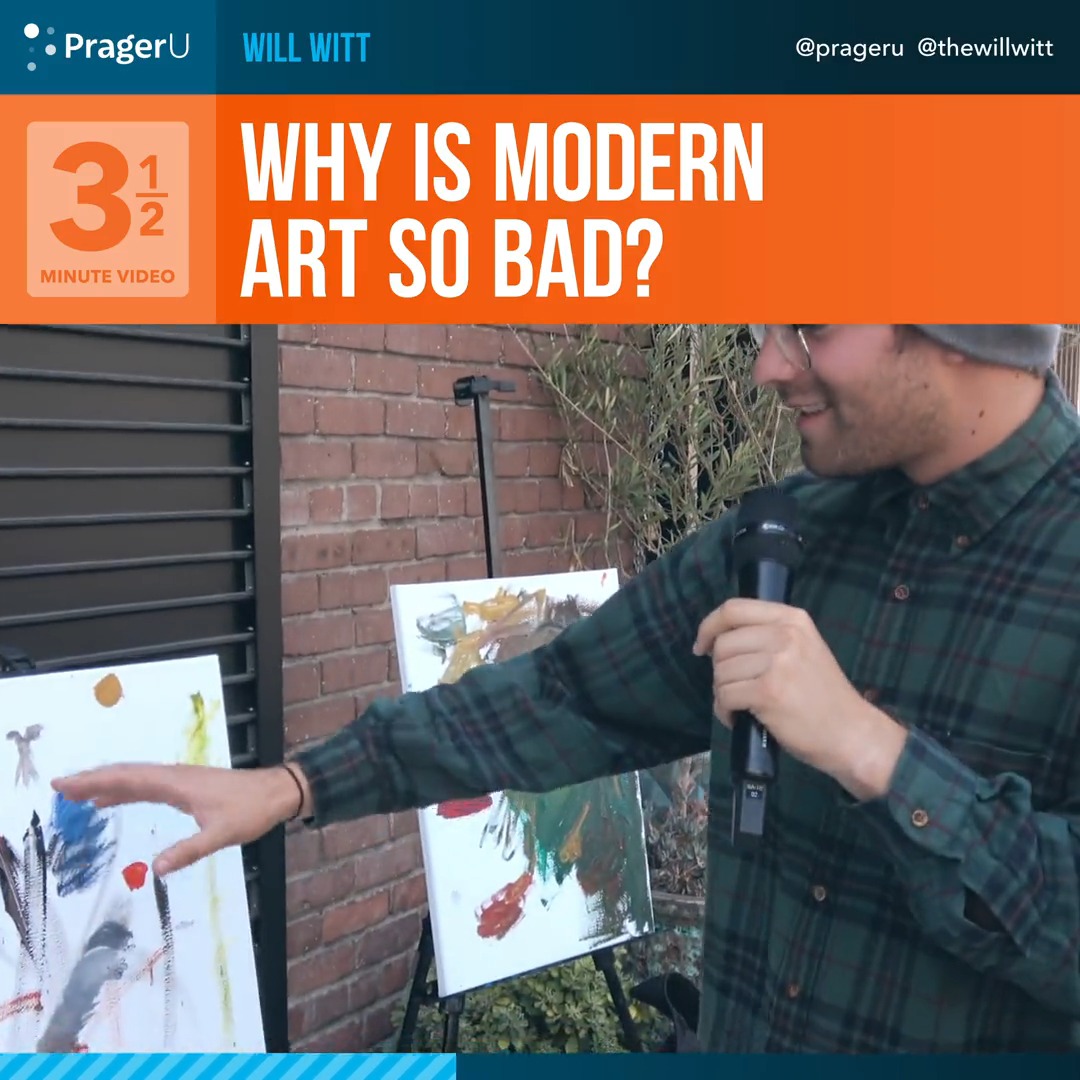 PragerU on Twitter "Why is modern art so bad? https//t.co/lPaGnXrZNu