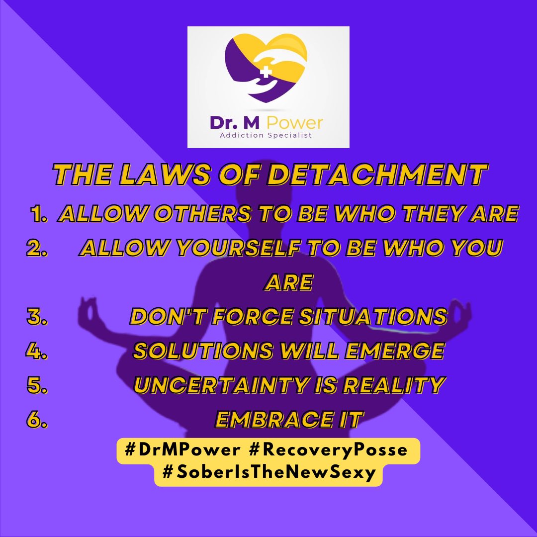Dr_M_Power's tweet photo. Release all things that doesnβt work for you anymore. πβ
#DrMPower #RecoveryPosse #SoberIsTheNewSexy #Clean #KillYourAddictionBeforeItKillsYou #Recovery #AddictionRecovery #AddictionTreatment #MentalHealth #MariaPower #JoinUs #RecoveryMovement #Addiction #AA #SmartRecovery https://t.co/NoVhls124C