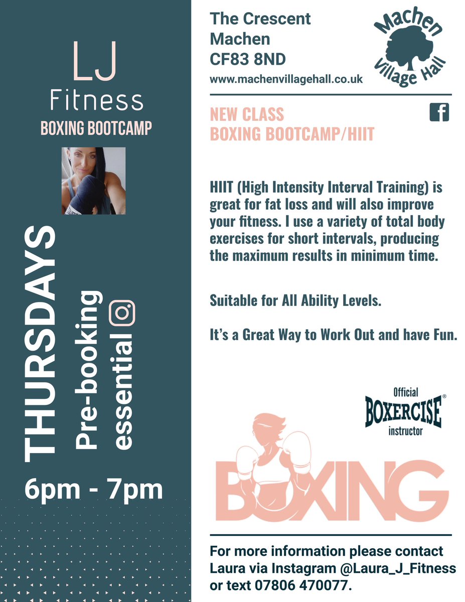 McConAmanda's tweet photo. Coming Up this week at the Hall…..
#MVH #CommunityHub #BTMarea #Playgroup #Yoga #TotsPlay #BoxingBootcamp #ForestBabies #GoodCompanions #WI #Machen #ParentNetwork #SupportLocal Part 2… https://t.co/Kl2GeIwQuJ