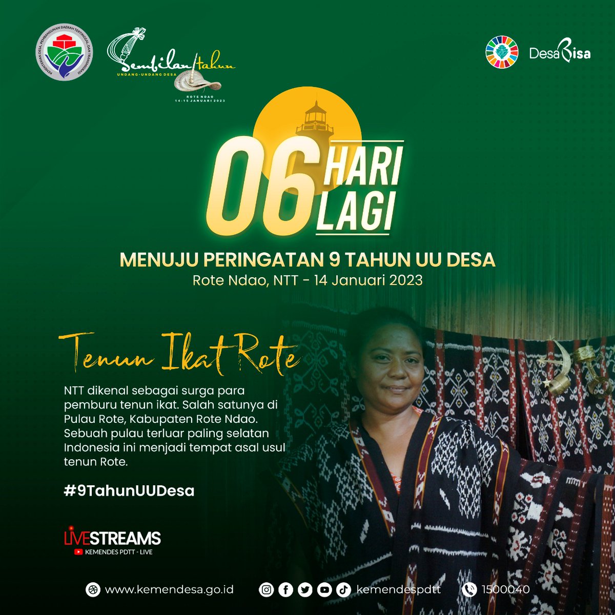 samiun55740799's tweet photo. Menuju 9 Tahun Undang-Undang Desa 

#UndangUndangDesa
#PercayaDesa
@jokowi 
@halimiskandarnu
@Kemendespdtt
@malik_haramain
@imansyukri
@taufikmadjid71
@azzameldzikrie 
@tppkemendes
@TPPBali
@TPPIKarangasem
@efendi_mashor https://t.co/wuwYH2WUAH