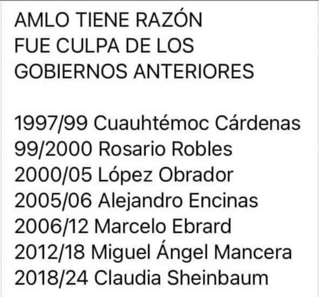 LRC7's tweet photo. Tragedia en la CDMX y a la que le pagamos para gobernar andaba haciendo campaña política en otro estado, en algo tienen razón, la culpable #EsClaudia, y si hace como su papi AMLO de culpar a los gobiernos anteriores, aquí están https://t.co/edhg8tWpna