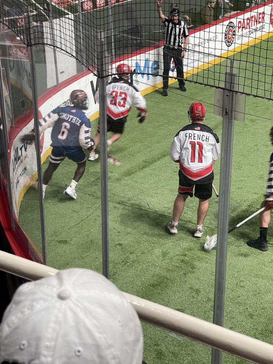 harrisonmvh's tweet photo. What a night really at the first @PBLABootleggers game despite the loss.

Running into friends, @whoiscamo and @iamneilbarrett.

Cheering on guys like @Jakecarraway19 @markcockerton41 and other local Charlotte guys https://t.co/2sryUiQLoP