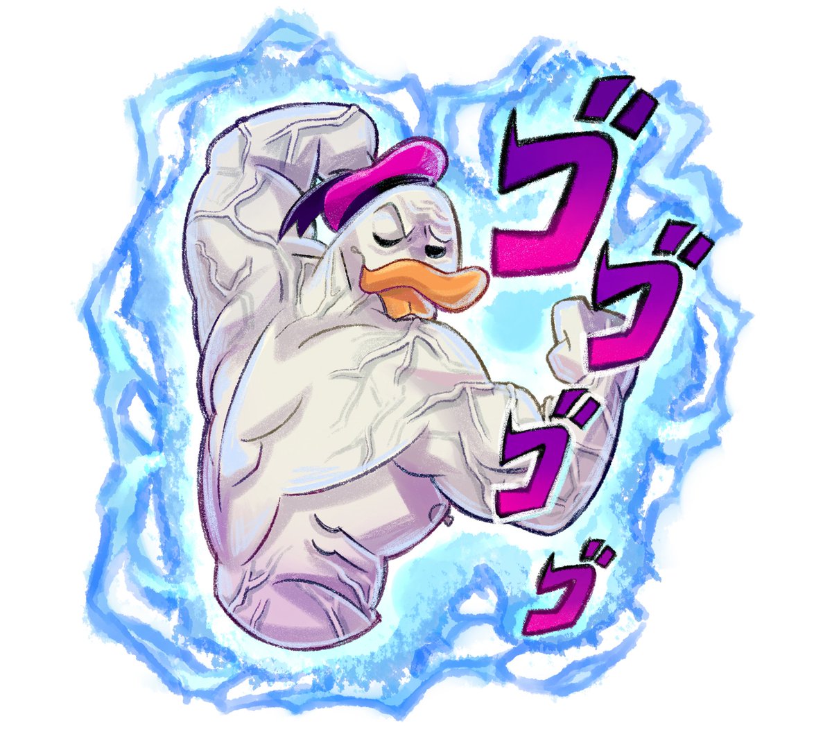 _Renntix's tweet photo. Un pato mamey que hice.
#JoJosReference #DigitalArt #myart https://t.co/oeU01rVaIe