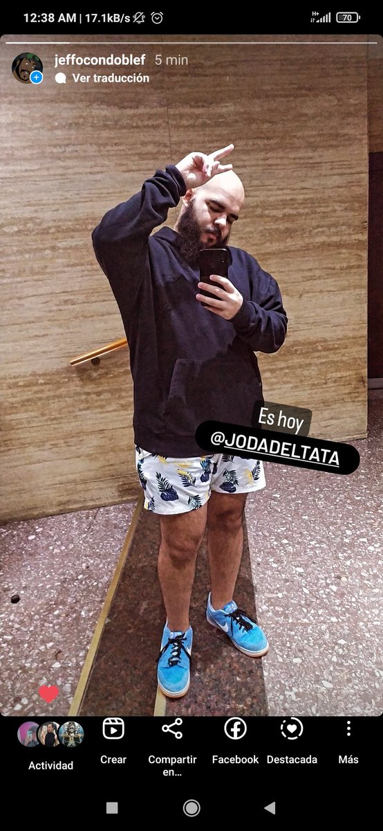 JeffoConDobleF's tweet photo. La historia que subo antes de salir a una joda // la historia que repostea el lugar https://t.co/9TBEarEgE5