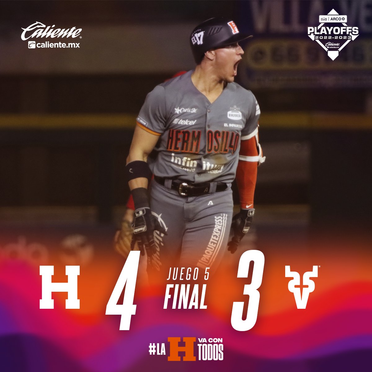 ClubNaranjeros's tweet photo. ¡HOY GANÓ HERMOSILLO! 👏

Presentado por @calientesports. 

#La𝐇VaConTodos 🍊 https://t.co/GglNDq8Yr2