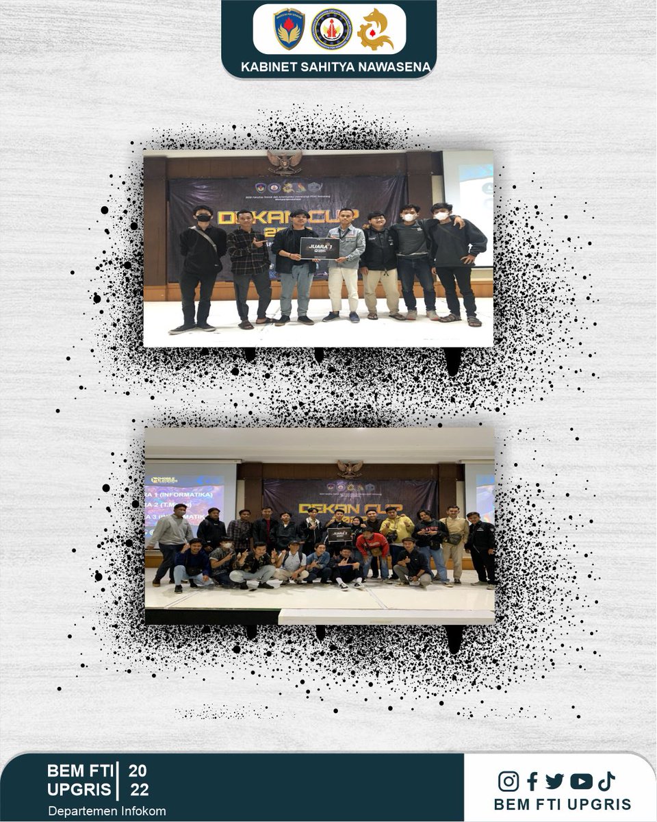 bemfti_upgris's tweet photo. Dokumentasi Serangkaian PEKAN FTI 2022✨
Semoga mahasiswa FTI dapat mengetahui kilas balik akan sejarah FTI serta terjalinnya sinergi Lemawa dan BSO FTI melalui serangkaian PEKAN FTI.
See you at the next event❤️‍🔥 https://t.co/Kj6cHAorNk