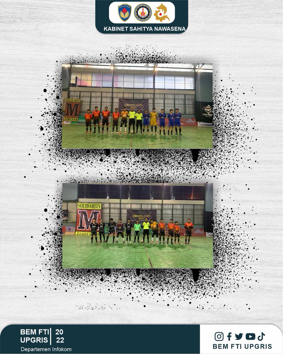 bemfti_upgris's tweet photo. Dokumentasi Serangkaian PEKAN FTI 2022✨ #FUTSAL
Semoga mahasiswa FTI dapat mengetahui kilas balik akan sejarah FTI serta terjalinnya sinergi Lemawa dan BSO FTI melalui serangkaian PEKAN FTI.
See you at the next event❤️‍🔥 https://t.co/F95S5yY1I6